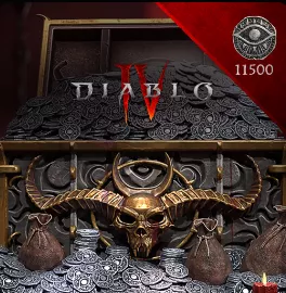 Diablo® IV - 11500 Platinum: 10000 + 1500 Platinum Bonus⭐️