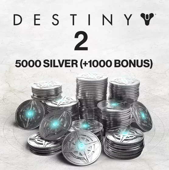 5000 (+1000 Bonus) Destiny 2 Silver⭐️