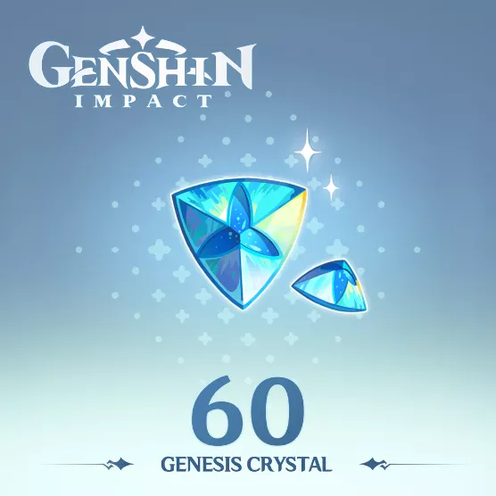 Genshin Impact - 60 Genesis Crystals⭐️