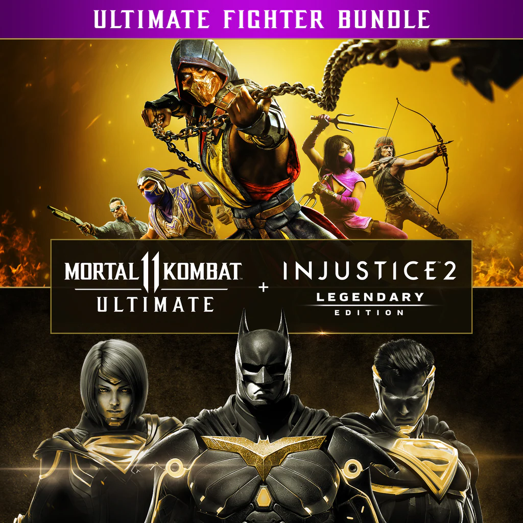Mortal Kombat 11 Ultimate + Injustice 2 Leg. Edition Bundle PS4 & PS5 для Вашего Турецкого аккаунта PSN