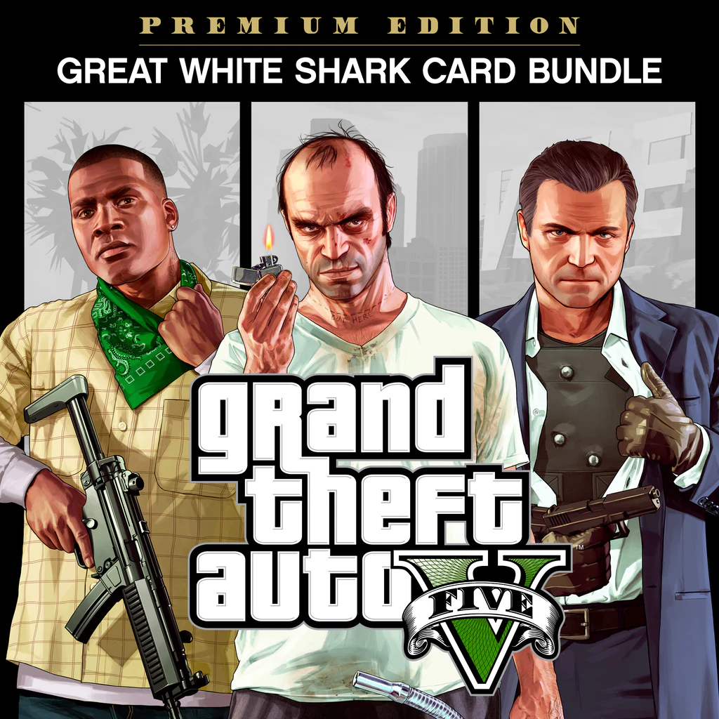 Grand Theft Auto V: Premium Edition & Great White Shark Card Bundle для Вашего ТУРЕЦКОГО аккаунта XBOX