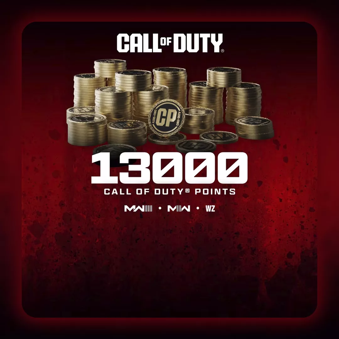 13,000 Modern Warfare® III or Call of Duty®: Warzone™ Points PS4™ & PS5™ для TR (Турецкого) аккаунта