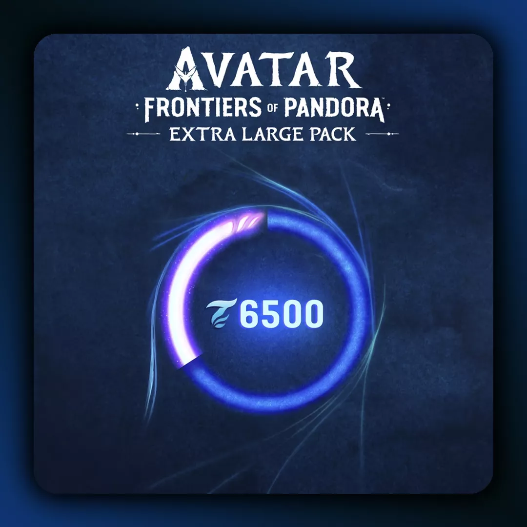 Avatar: Frontiers of Pandora Extra Large Pack – 6,500 Tokens | Гигантский набор для игры «Аватар: Рубежи Пандоры» — 6500 жетонов PSN Турция