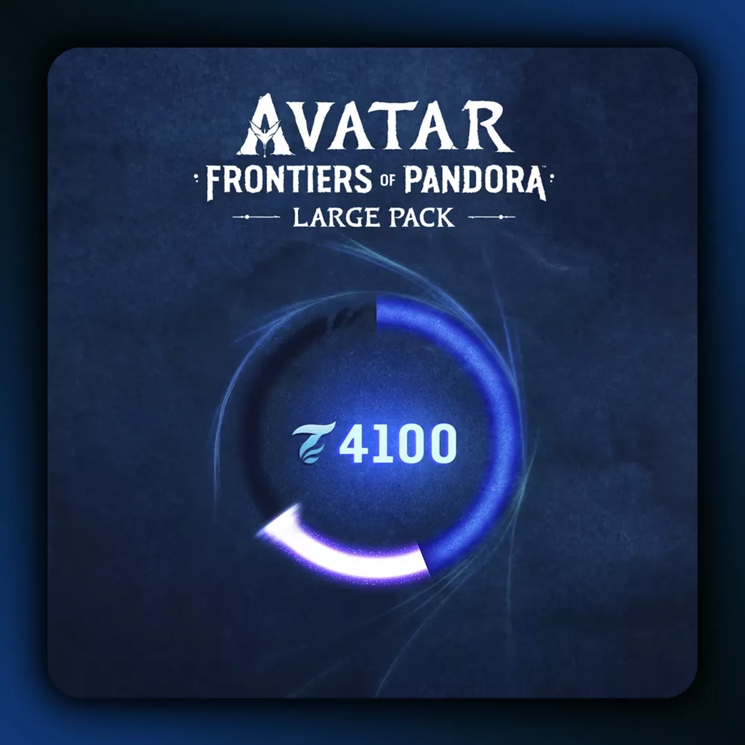 Avatar: Frontiers of Pandora Large Pack – 4,100 Tokens | Большой набор для игры «Аватар: Рубежи Пандоры» — 4100 жетонов PSN Турция