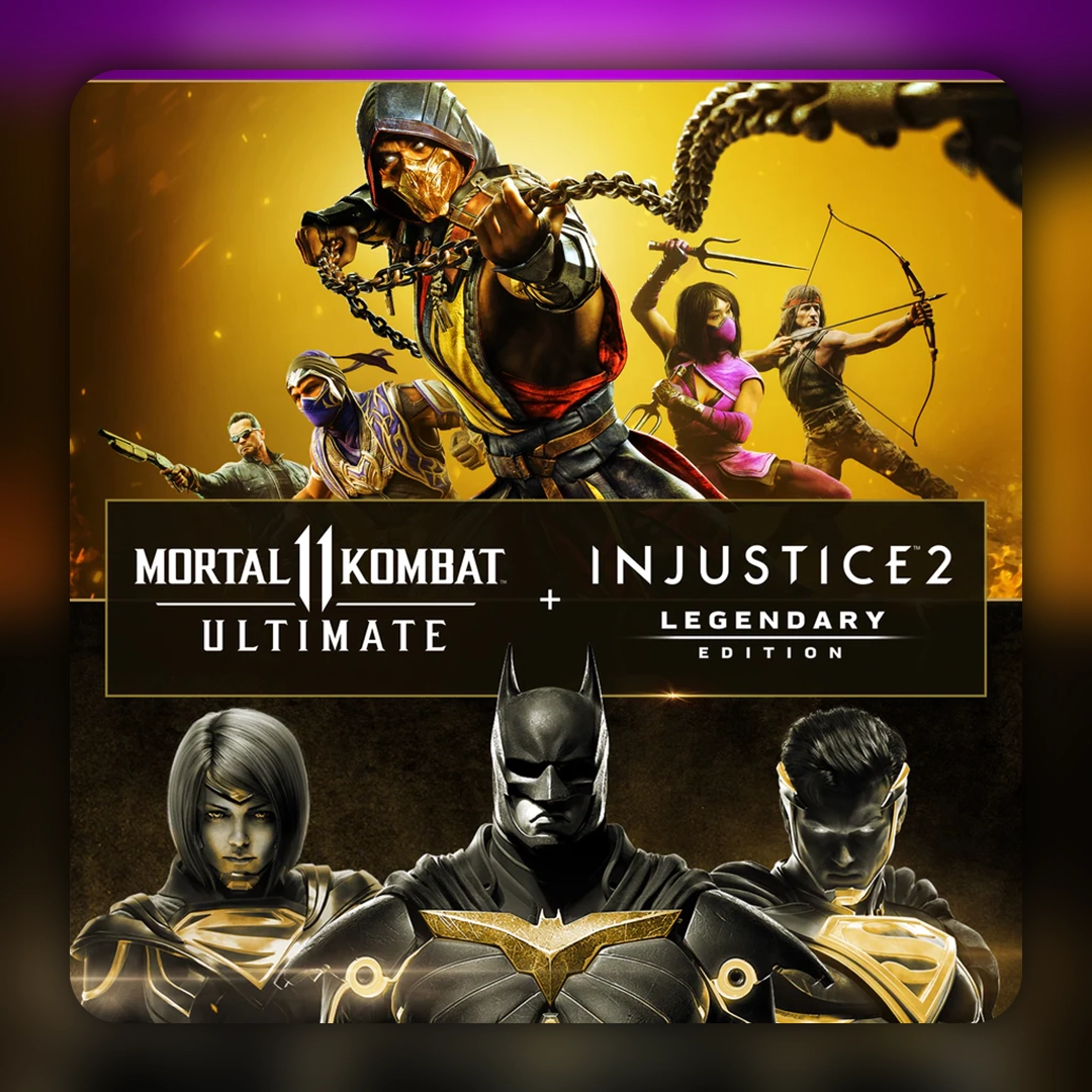 Mortal Kombat 11 Ultimate + Injustice 2 Leg. Edition Bundle PlayStation Турция