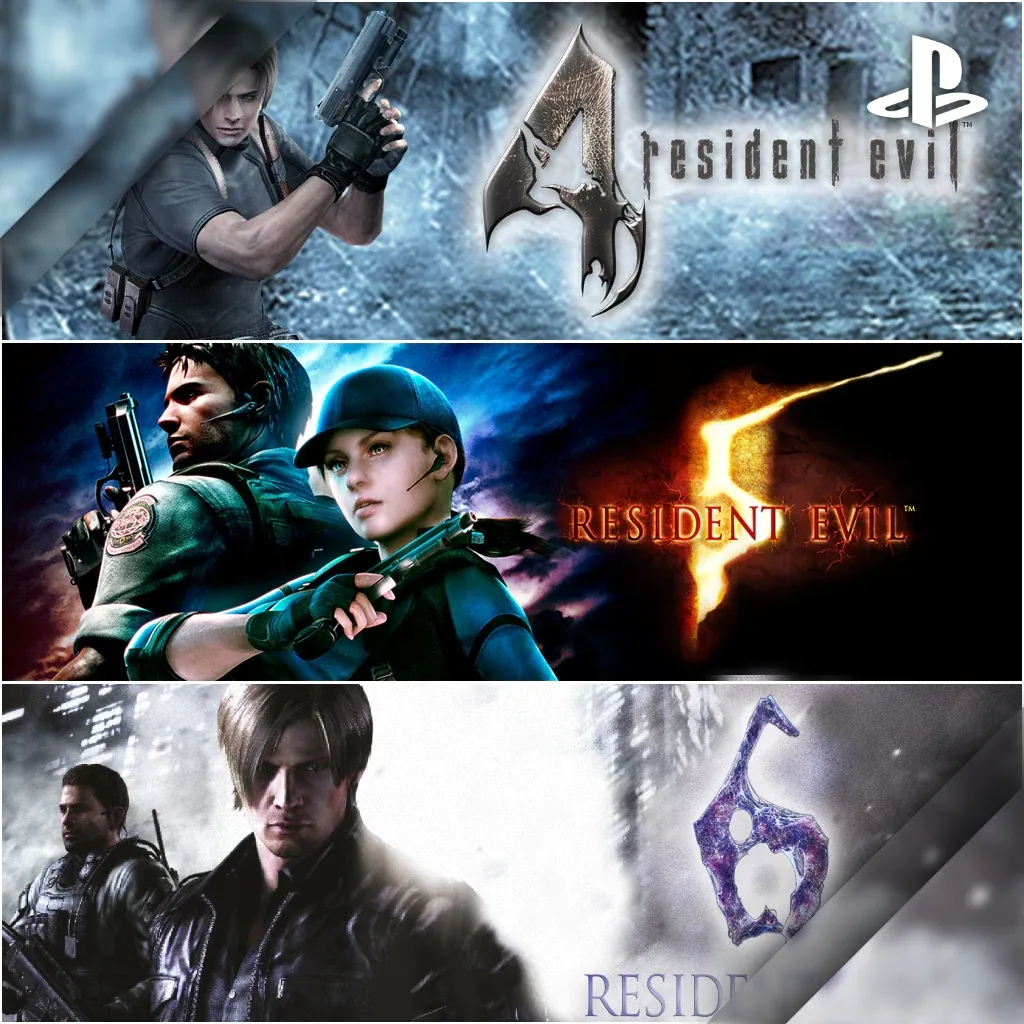 Resident Evil Triple Pack для PS4 (Турция)
