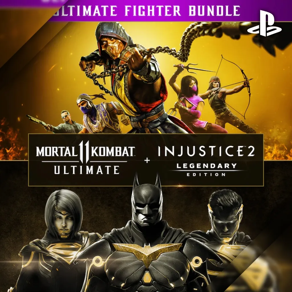 Mortal Kombat 11 Ultimate + Injustice 2 Leg. Edition Bundle для PS4 и PS5 (Турция)
