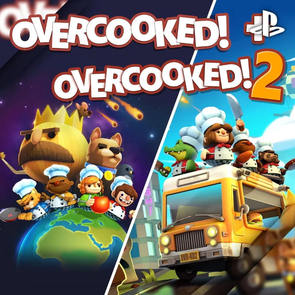Overcooked! + Overcooked! 2 для PS4 (Турция)