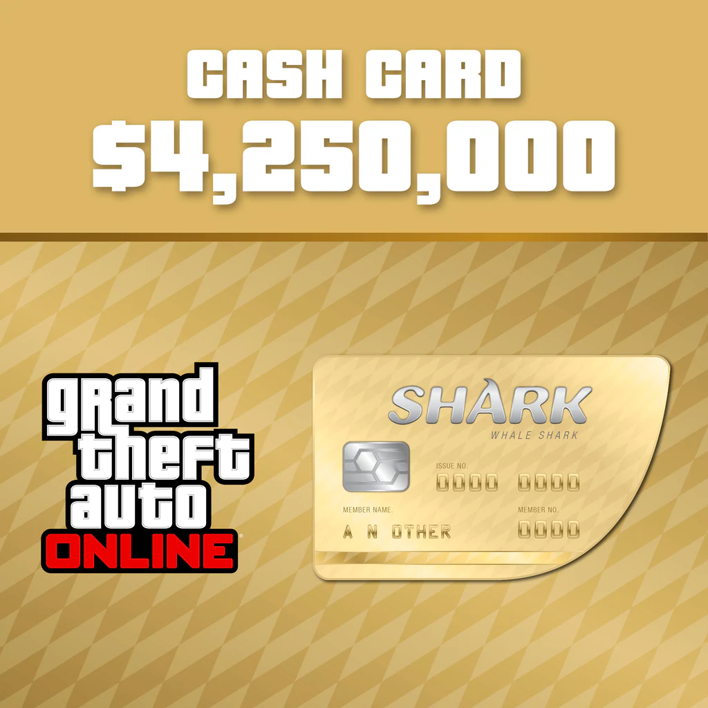 GTA Online: Whale Shark Cash Card для PS5 - $4 250 000