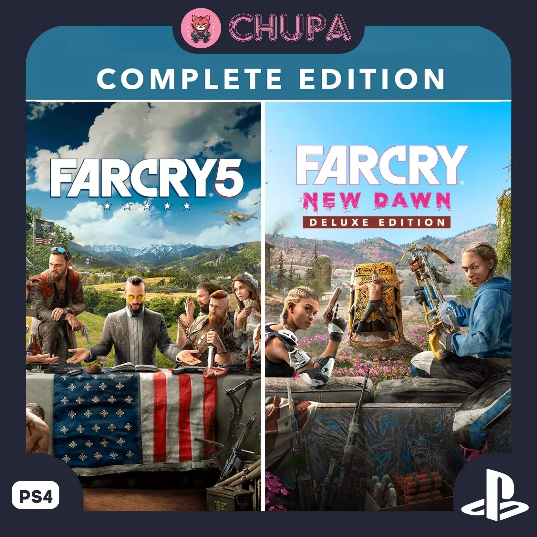 Far Cry 5 + Far Cry New Dawn Complete Edition для PS4 Турция