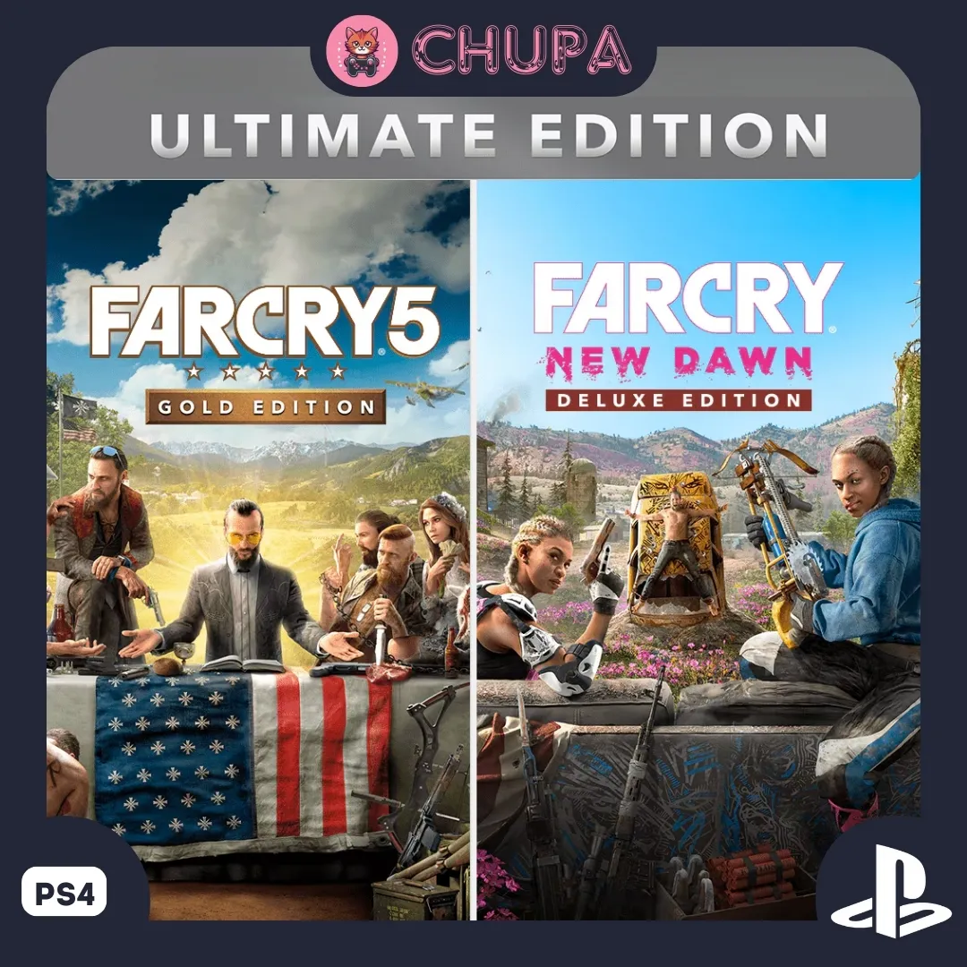 Far Cry 5 + Far Cry New Dawn Ultimate Edition для PS4 Турция