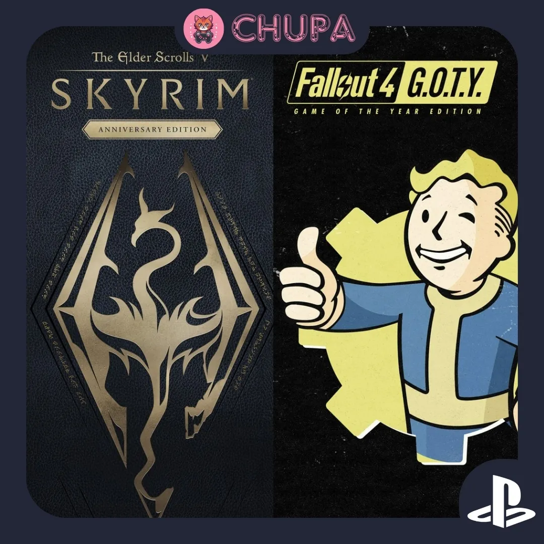 Skyrim Anniversary Edition + Fallout 4 G.O.T.Y Bundle PS4 & PS5 Турция