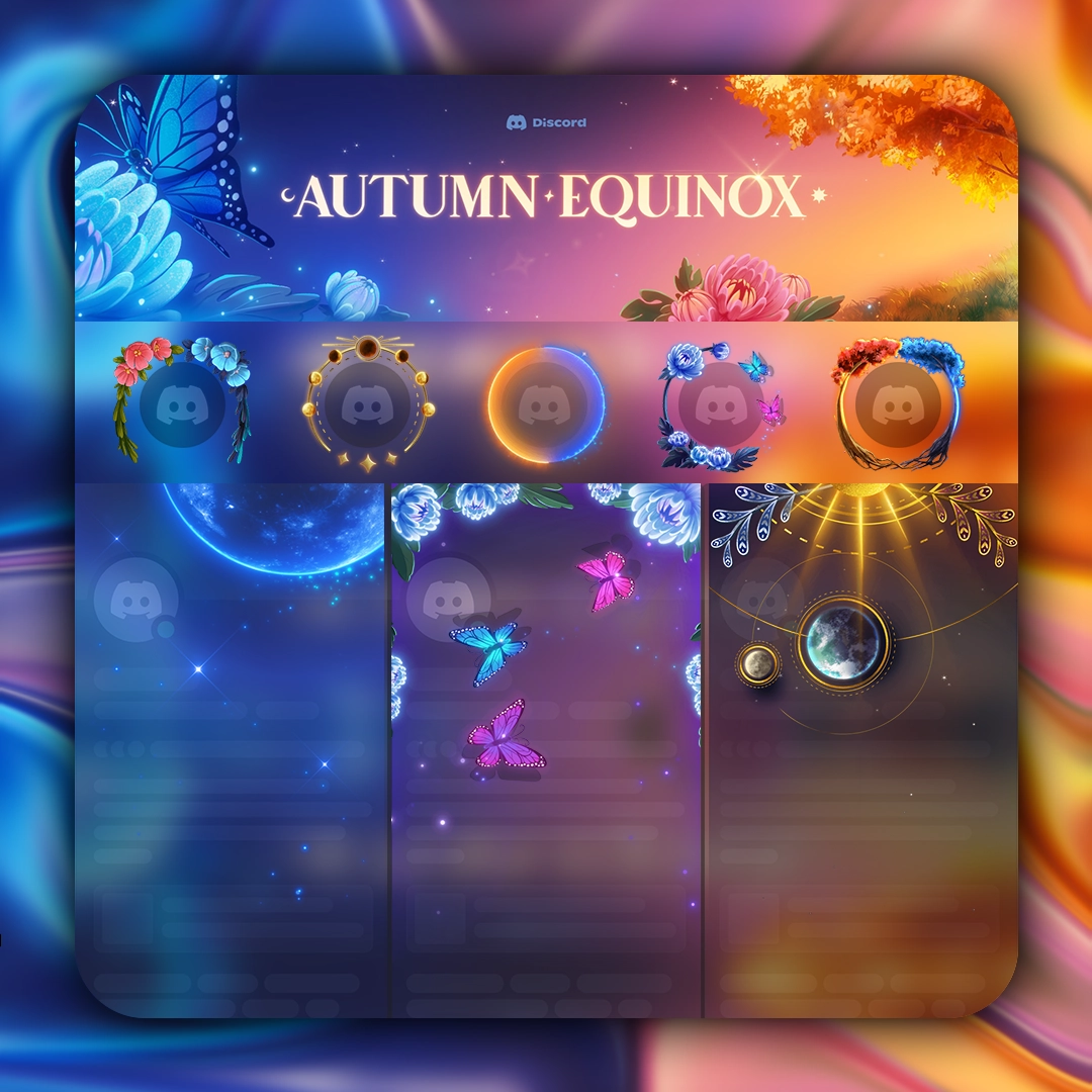 Discord AUTUMN EQUINOX Украшение аватара, эффекты, рамки профиля